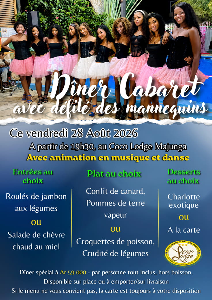 Diner Cabaret et soiree dansante