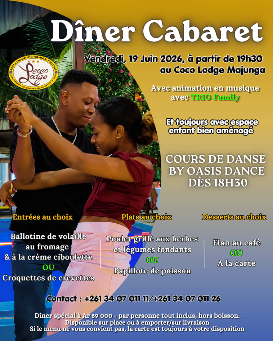 Diner Cabaret et cours de danse Oasis Dance