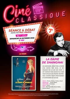 Ciné Classique : La Dame de Shanghai