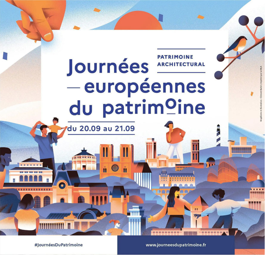 affiche Journées européennes du patrimoine 2025