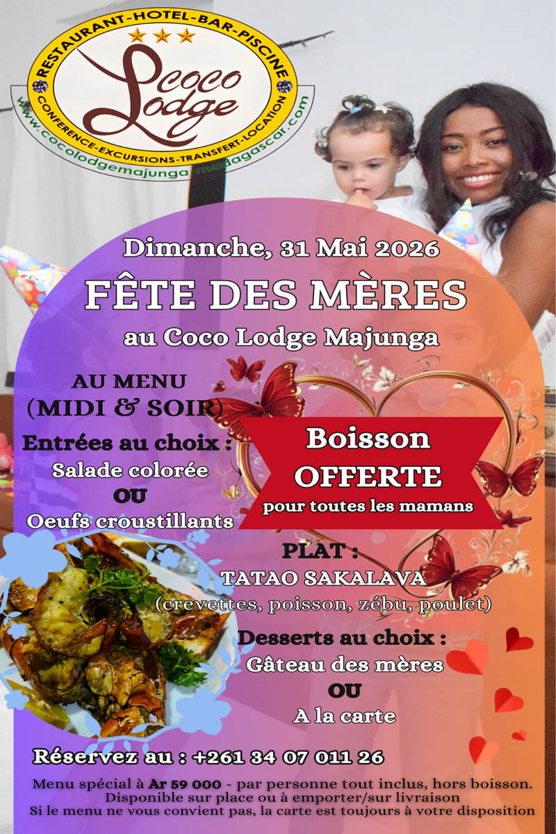 Dejeuner Fete des Meres Coco Lodge